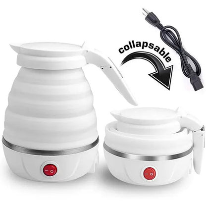 Collapsible Travel Kettle – Fast Boil 600ml | Portable, Foldable & Quick-Heating Electric Bottle
