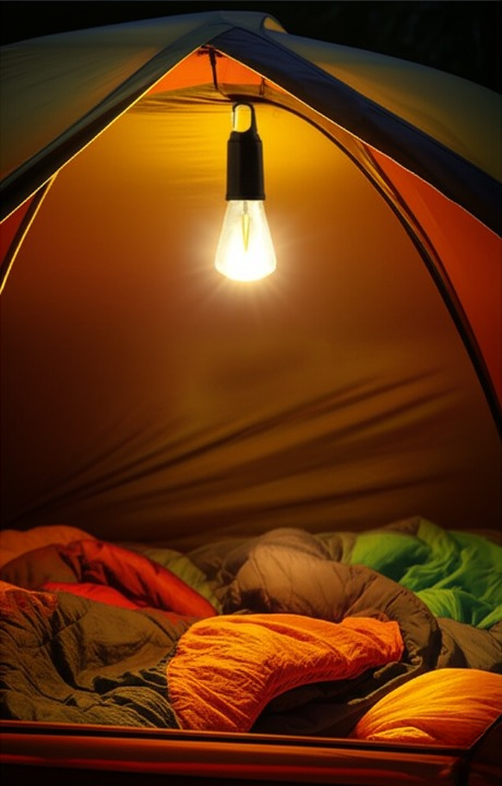 Rechargeable LED Camping Light – Portable, Bright & Compact