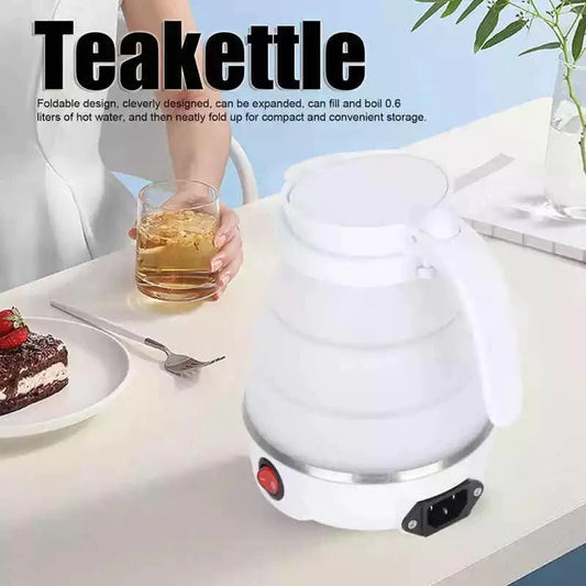 Collapsible Travel Kettle – Fast Boil 600ml | Portable, Foldable & Quick-Heating Electric Bottle